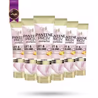 6 عدد نرم کننده مو پنتن Pantene مدل بدون سیلیکون مخصوص لیفت و حجم Lift & Volume Silicone-Free حجم 160 میلی لیتر (اورجینال)
