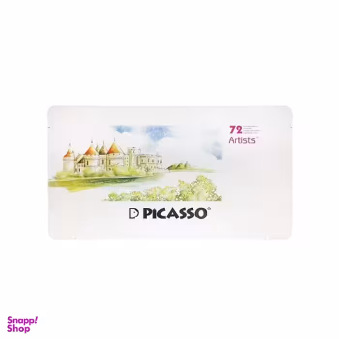 مداد رنگی 72 رنگ جعبه فلزی آرتیست پیکاسو مدل Artist-Stronghold