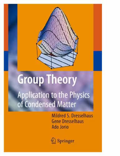 خرید و دانلود نسخه کامل کتاب Group theory: application to the physics of condensed matter