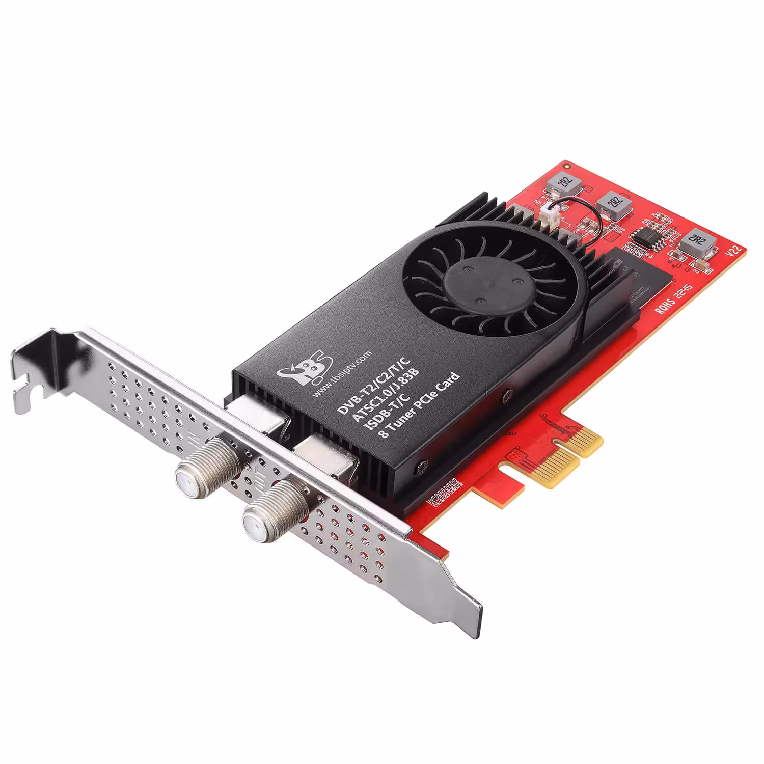 کارت dvb هشت تیونر TBS 6209 se T2/T/C dvb - تکنو تصویر