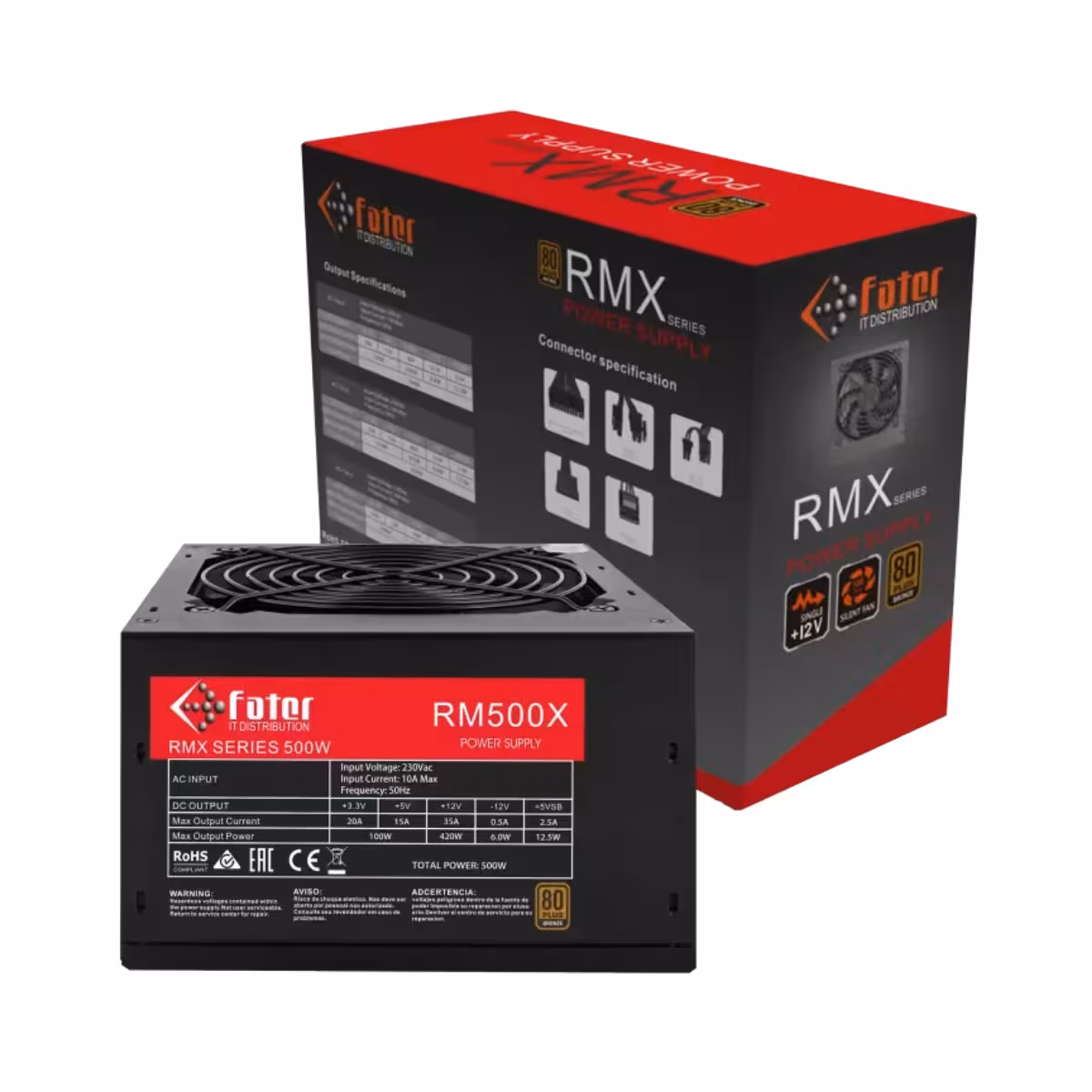 قیمت پاور فاطر 500 وات مدل RM500X 500W Bronze