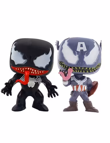 فیگور ونوم سیاه و کاپیتان آمریکا Venom