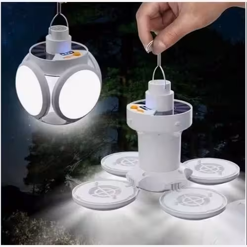 چراغ شارژی خورشیدی Flash Light Solar Emergency Charging Lamp 2029
