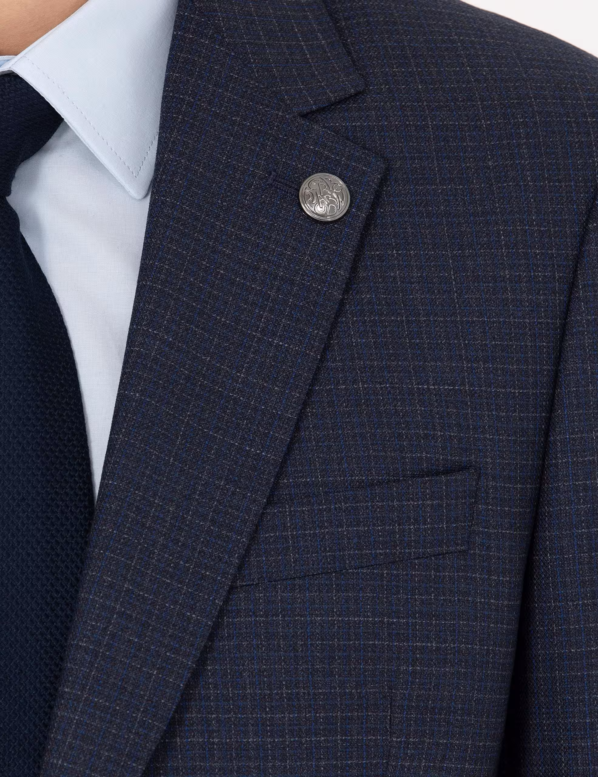 کت و شلوار مردانه سرمه ای پیرکاردین