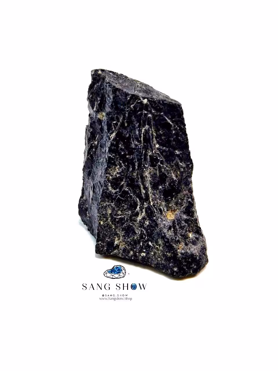 سنگ کهربای سیاه (شبق) یا جت نمونه استثنایی و معدنی و انحصاری S1034