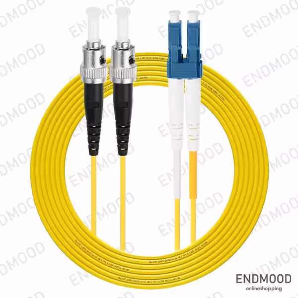 پچ کورد فیبر نوری 5 متری نگزنس LC-ST داپلکس سینگل مود Nexans