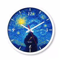 ساعت دیواری بزرگ راویتا طرح عاشقانه ون گوگ (Van Gogh Love) کد 3814