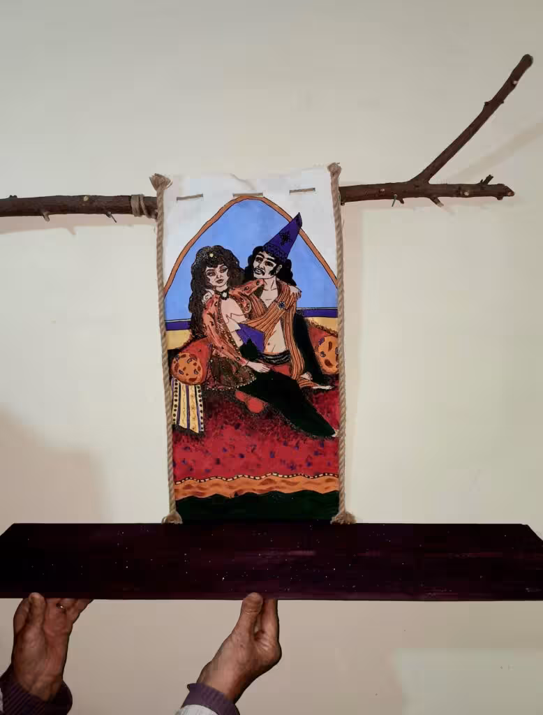 طاقچه ی قاجاری قابل سفارش (برای خانه و آشپزخانه )