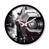 ساعت دیواری بزرگ راویتا طرح ماشین کلاسیک - Classic Car کد 3696