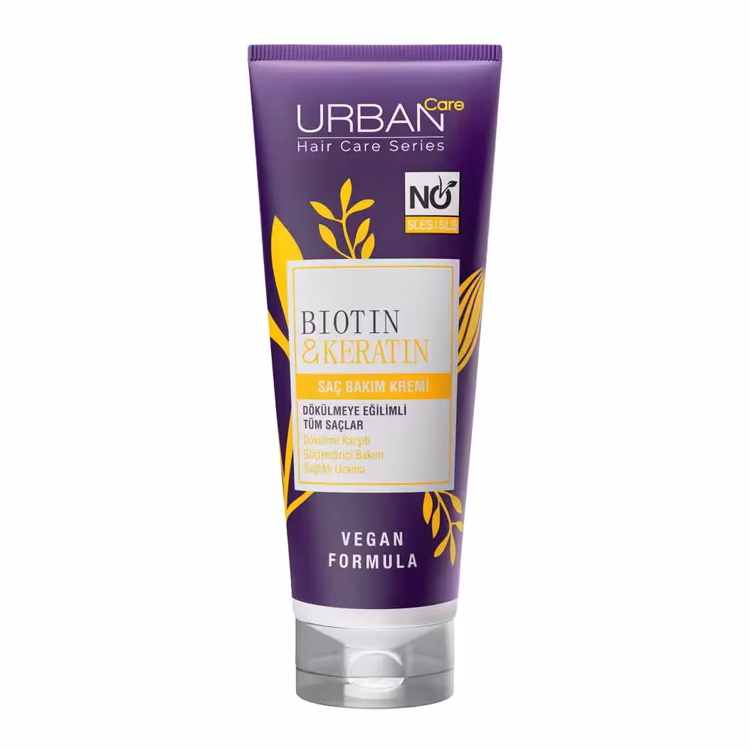 ماسک مو ضد ریزش اوربن کر Urban Care حاوی بیوتین و کراتین حجم 230 میل