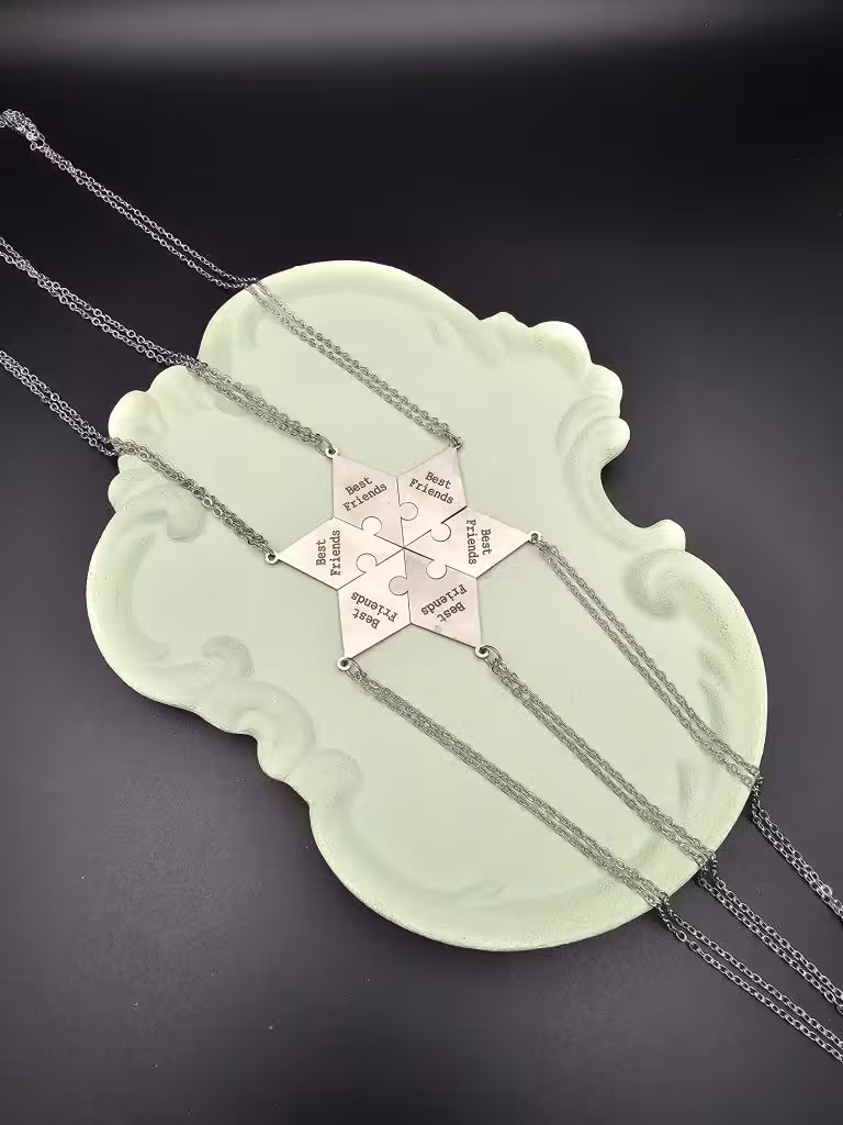 ست گردنبند دوستانه 6 تکه  کد 0022