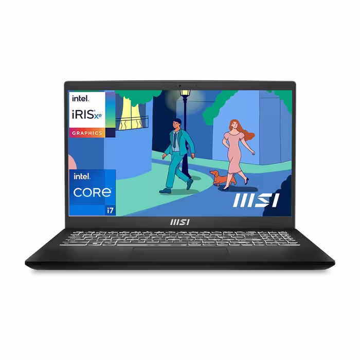 لپ تاپ ام اس ای 15.6 اینچی مدل Modern 15 B12MO i5 1255U 32GB 1TB Iris Xe