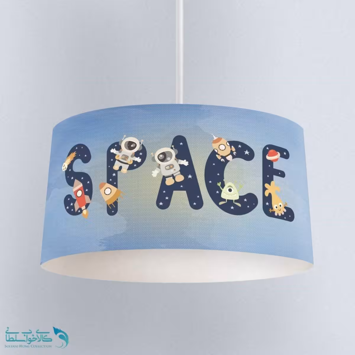 لوستر اتاق کودک طرح موشک کد A4114