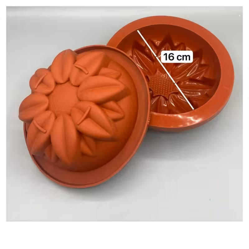 قالب سیلیکونی آفتابگردان متوسط قطر 16 سانت ارتفاع 5 سانت