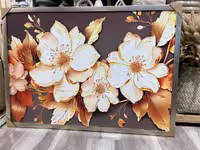 تابلو تکسچر برجسته طرح گل