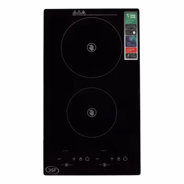 اجاق برقی 2 شعله DST فن دار پلاس (T2V-02)