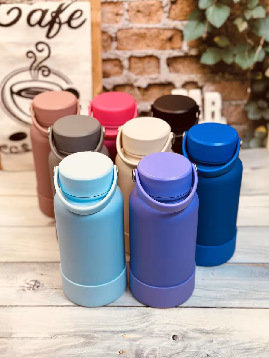 سوپر فلاسک پاستیلی دسته دار حجم 600 میل کد 1097