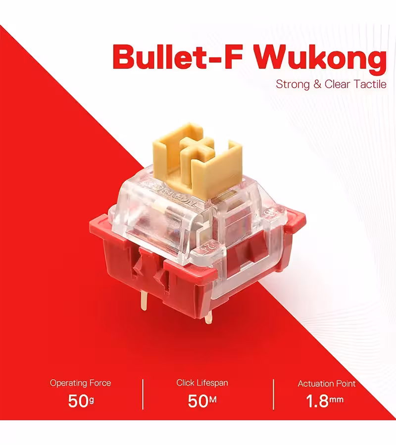 سوییچ کیبورد مکانیکال ردراگون BULLET F A113F TACTILE