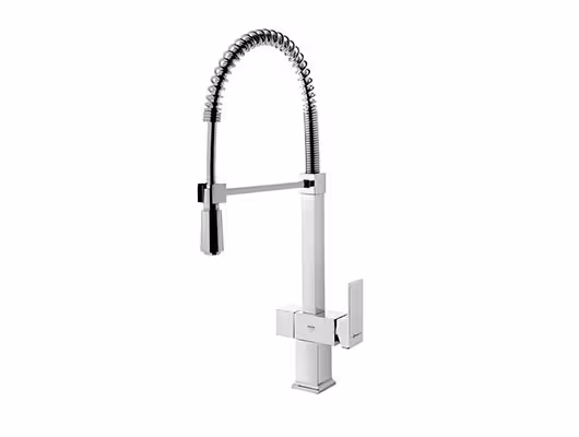 شیر اشپزخانه دومنظوره اتلانتیک فنری  کروم