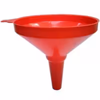قیف پلاستیکی برند ایده ال سایز 10 رنگ سفید