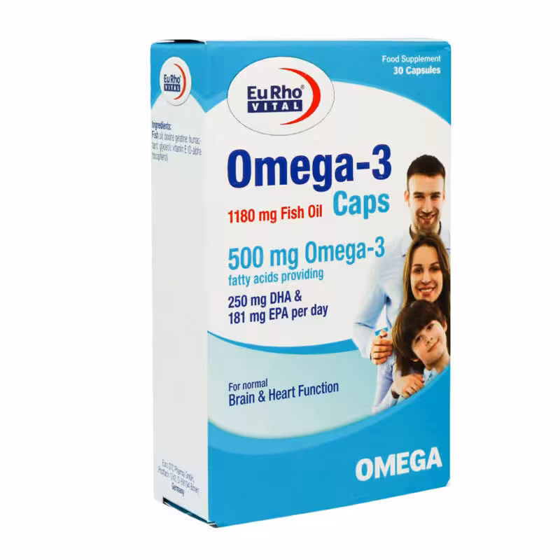 کپسول امگا 3 یوروویتال 30 عدد | EurhoVital Omega 3