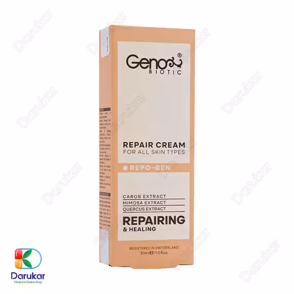 کرم ترمیم کننده پوست ژنوبایوتیک 30 میلی لیتر
