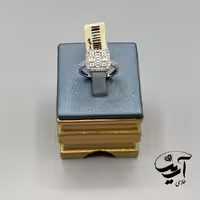 انگشتر نامزدی طلا نگین دار کد AN579