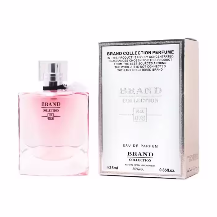 ادکلن زنانه برند کالکشن کد 076 رایحه لانکوم لاویه بل اینتنس (LANCOME La vie est belle INTENSE) حجم 25 میل - Brand Collection