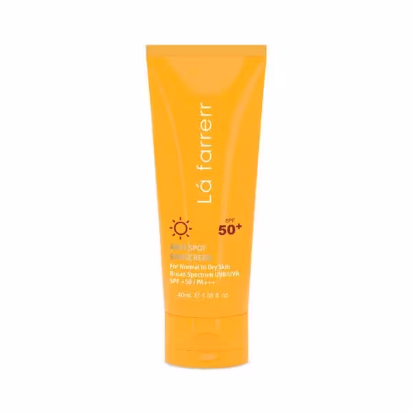 کرم ضد آفتاب ضد لک پوست معمولی تا خشک SPF 50 لافارر Lafarrerr