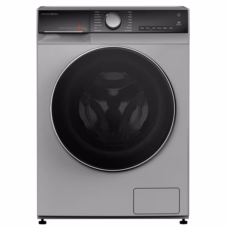 ماشین لباسشویی پاکشوما مدل BWF 40808 ST ظرفیت 8 کیلوگرم