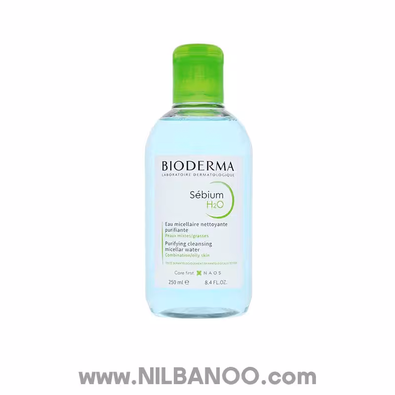 محلول پاک کننده (میسلارواتر) بایودرما پوست چرب حجم 250 میل