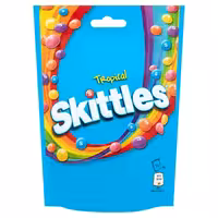 دراژه اسکیتلزSkittles با طعم میوه های استوایی وزن 152 گرم