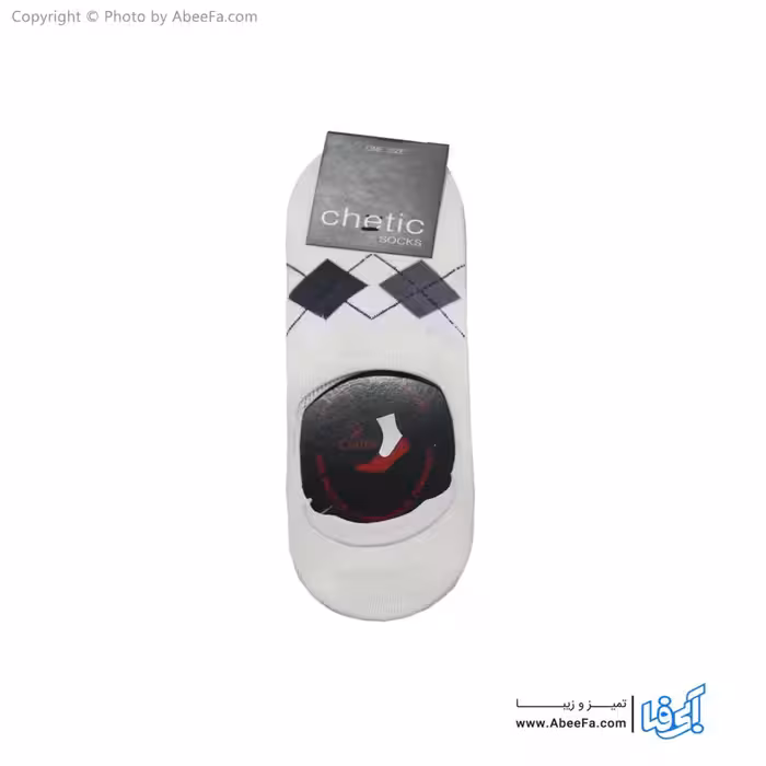 جوراب کالج چتیک مدل 1095 سفید