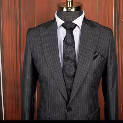 کت و شلوار دیپلمات فاستونی مردانه طوسی سایز44تا58