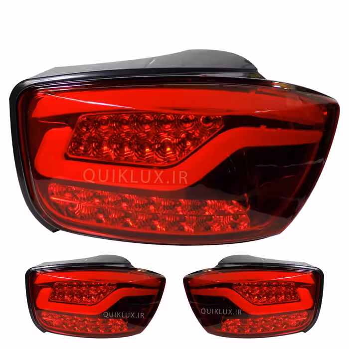 چراغ اسپرت عقب تیبا2 طرح کادنزا تمام قرمز