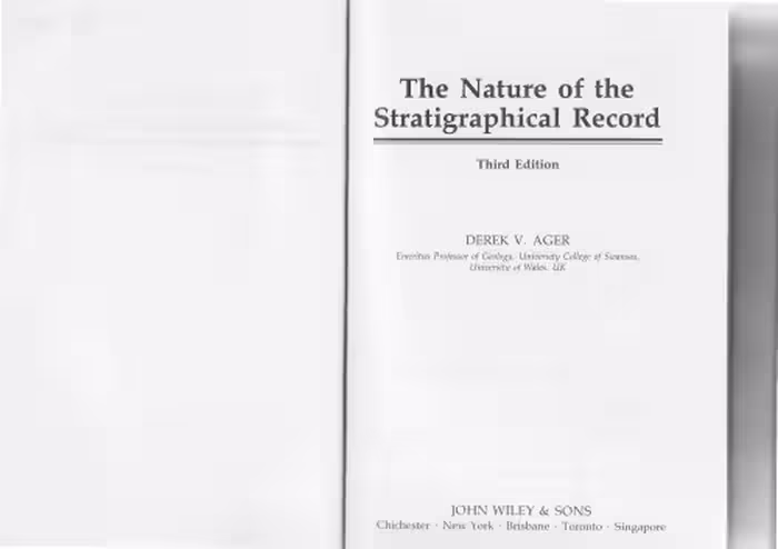 خرید و دانلود نسخه کامل کتاب The nature of the stratigraphical record