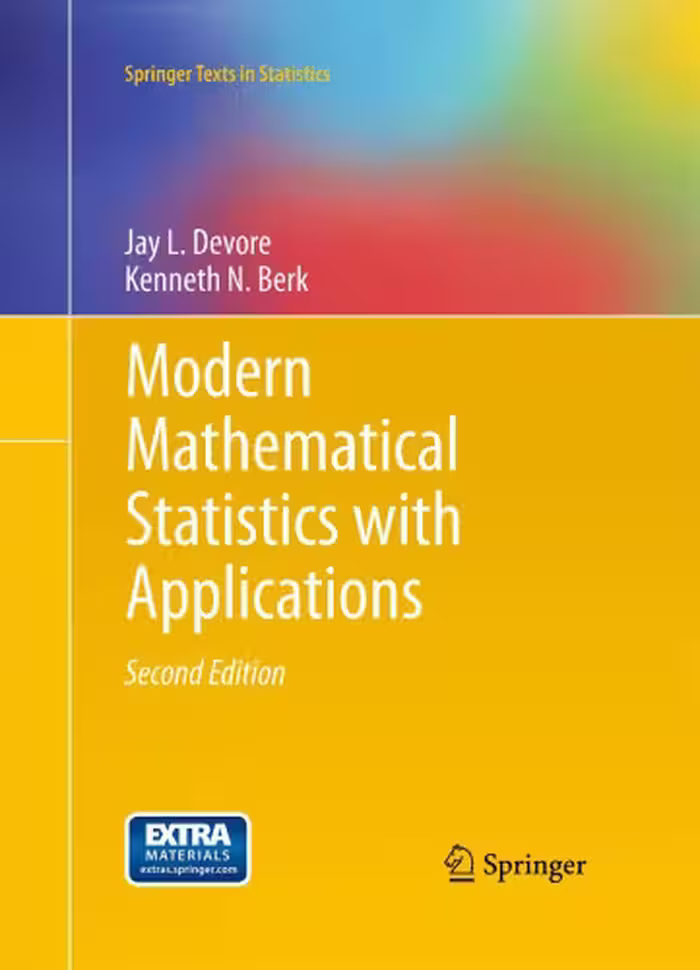خرید و دانلود نسخه کامل کتاب Modern Mathematical Statistics with Applications