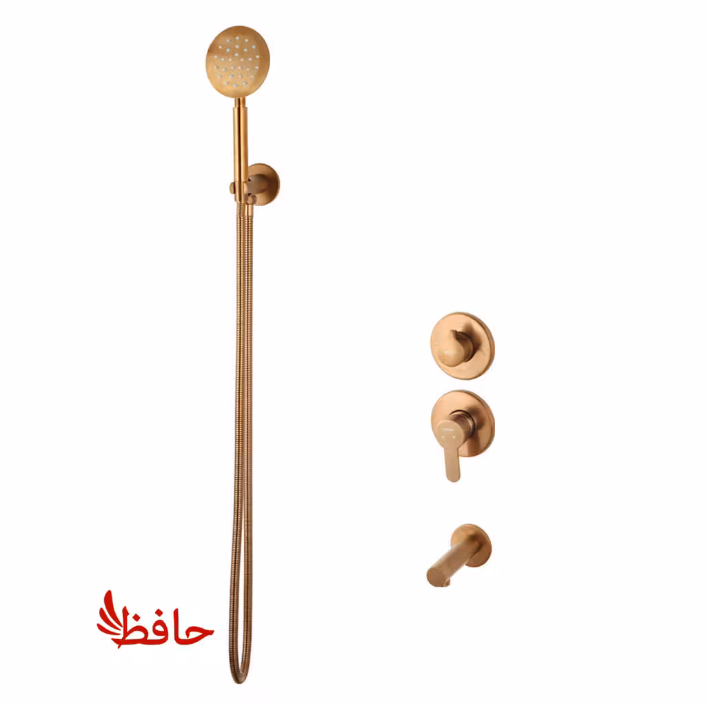 شیر حمام توکار راسان مدل ویوات تنسو رزگلدمات کلاس 4