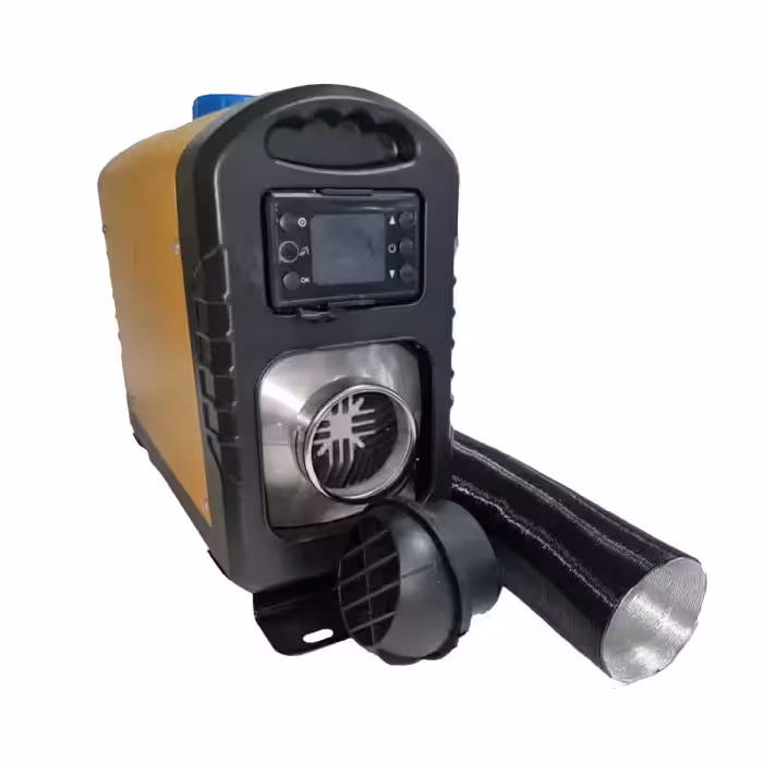 بخاری درجا گازوئیلی قابل حمل 5 کیلووات 12/24 ولت – کاورکامپوزیت با پنل هوشمند بلوتوثی