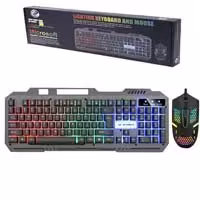 کیبورد و موس سیمدار،گیمینگ،ضدآب XP-10400K
