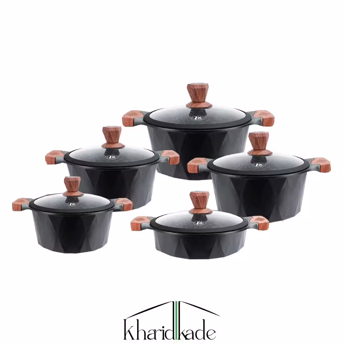 سرویس قابلمه ده پارچه زیو اصلی مدل ZCS-8510