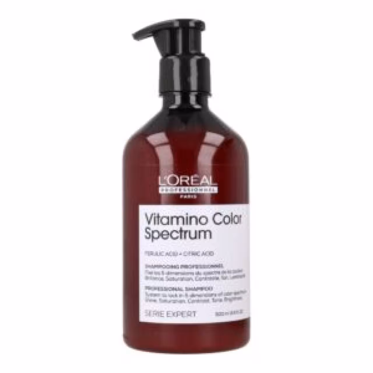 شامپو مخصوص موهای رنگ و دکلره شده لورآل پروفشنال مدل Vitamino Color Spectrum حجم 500 میل