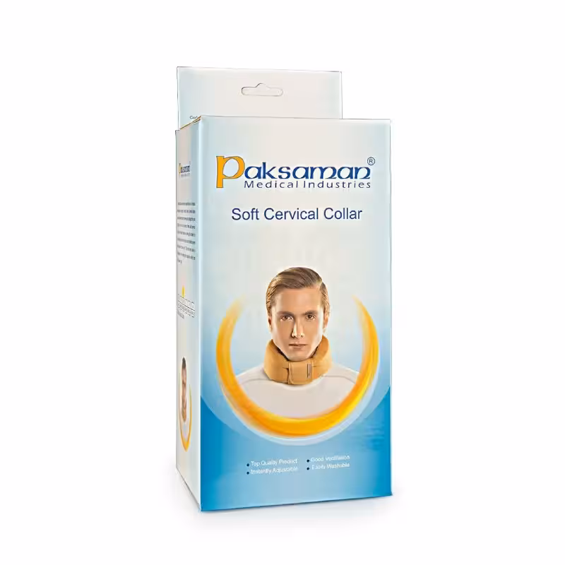 گردن بند طبی پاک سمن مدل Soft Cervical Collar