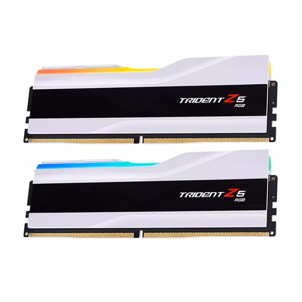 رم جی اسکیل Trident Z5 RGB White 32GB (2*16GB) 6400MHz CL32 DDR5