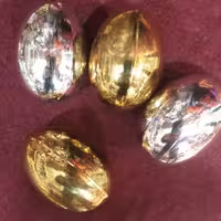 تخم مرغ طلایی نقره ای 1عدد ب انتخاب شما 