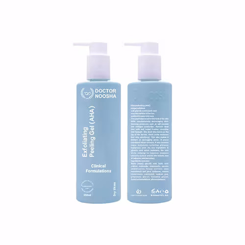 ژل پیلینگ AHA پوست خشک دکتر نوشا dr noosha exfoliating peeling gel(AHA)