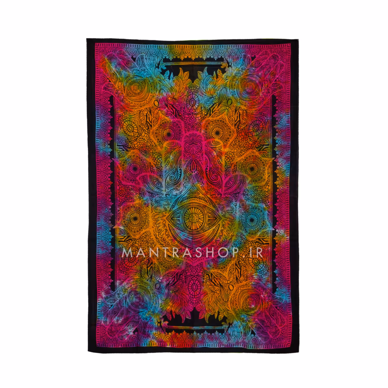 بکدراپ تپستری هندی طرح دست همسا (روتختی یک نفره) کد 385