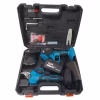 قیچی باغبانی و اره زنجیری شارژی باس مدل 2chain مجموعه 11 عددی - کالاوما