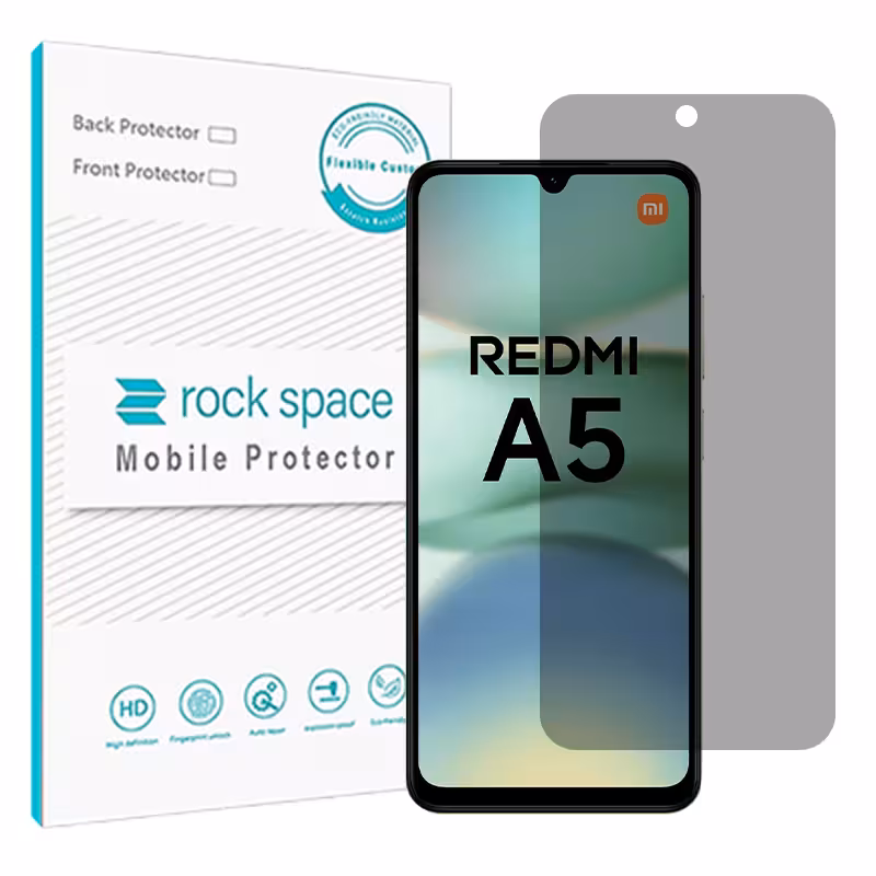 گلس شیائومی Redmi A5 4G مدل نانو هیدروژل پرایوسی برند راک اسپیس کدS