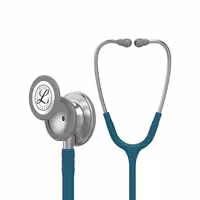 گوشی پزشکی لیتمن مدل کلاسیک 3 رنگ آبی کاربنی ساده 5623 | Littmann Classic iii 5623